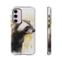 Badger on a Yellow Background - Impact Resistant Phone Case Samsung Galaxy S23 Plus Matte